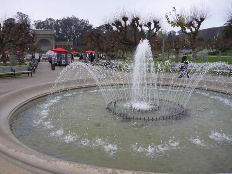 the concourse fountain