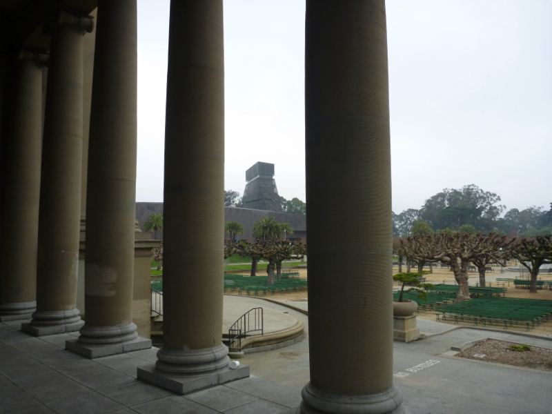 view from the temple