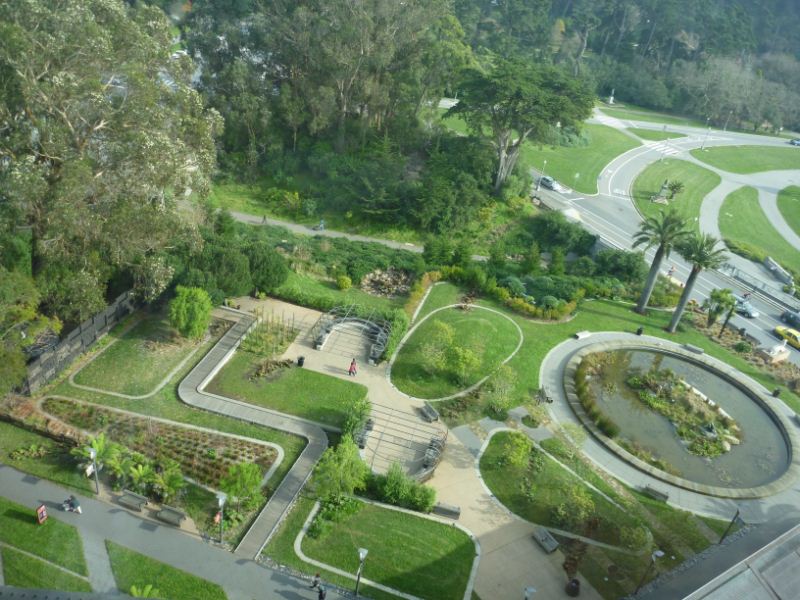 The mini gardens by the museum