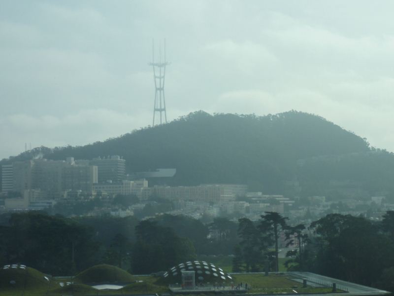 The twin peaks from afar