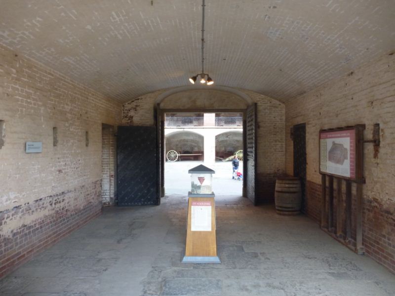 entrance to the fort