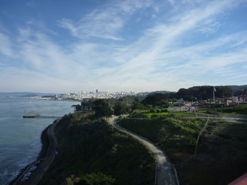 battery hill from the bridge