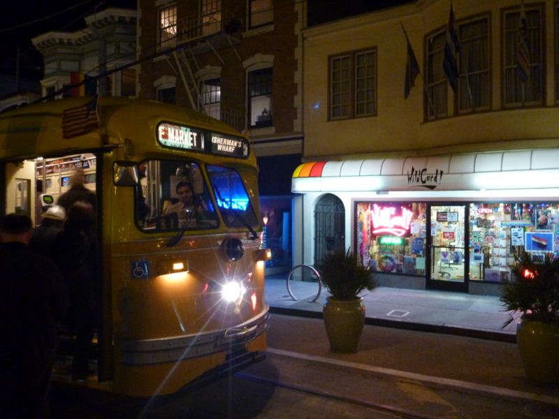 back on the F line trolley