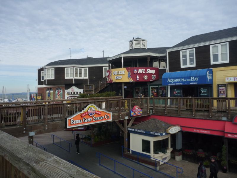 it's a pierside shopping and dining area