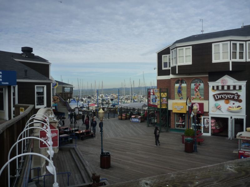 the marina by the pier