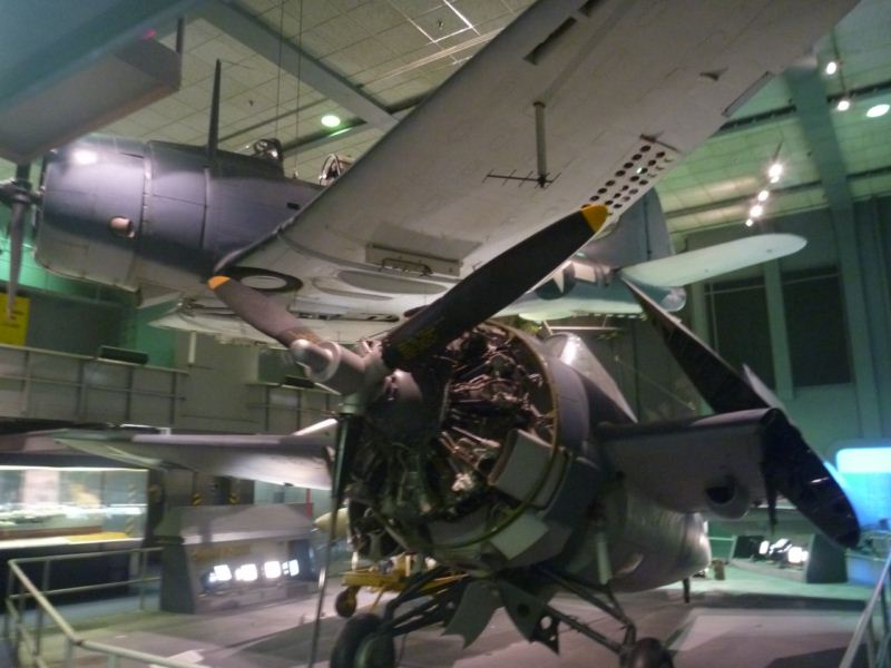 various sea-based planes on display