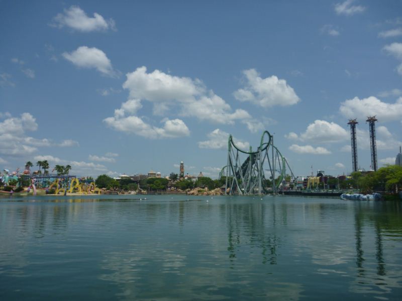 overlooking the islands of adventure