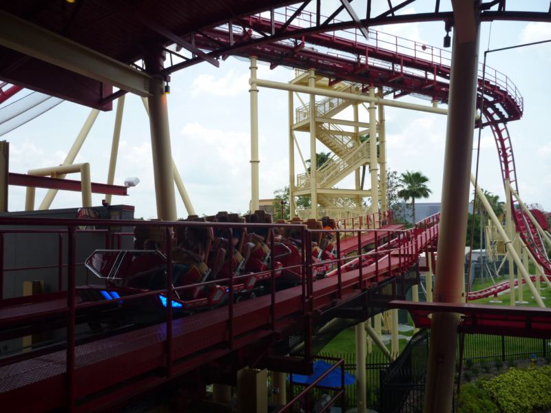 the coaster down the station brake run