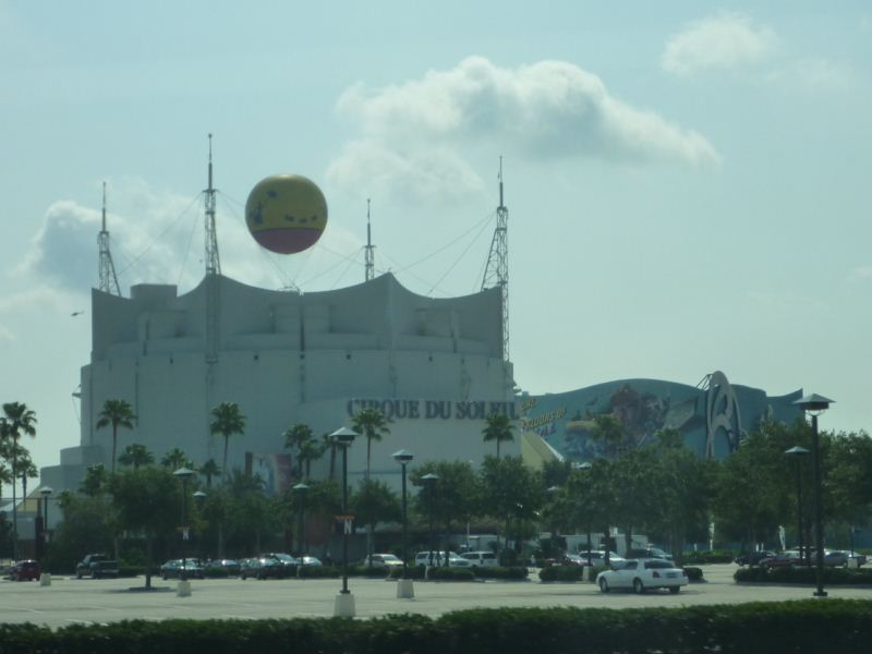 decked out with shopping centers and a circus?