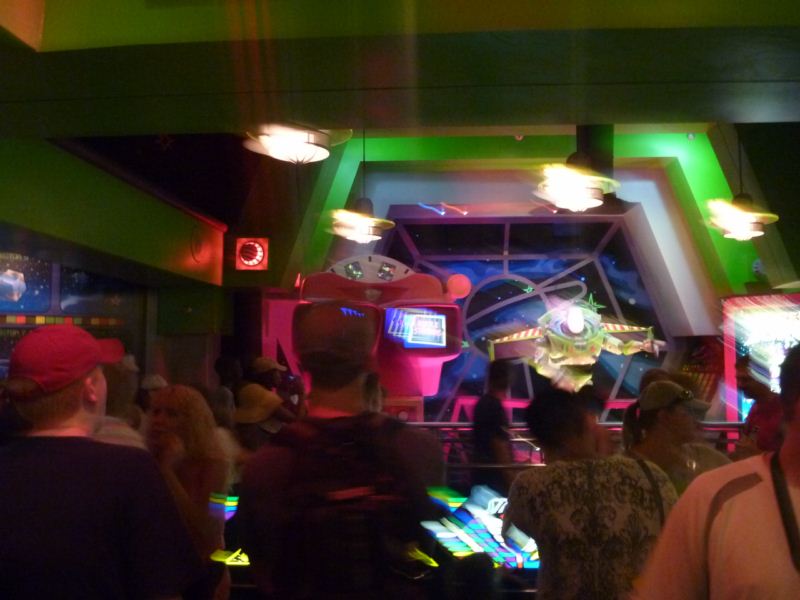 with Buzz Lightyear's