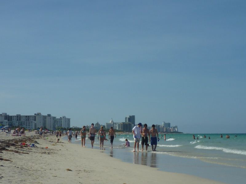 more beach walkers