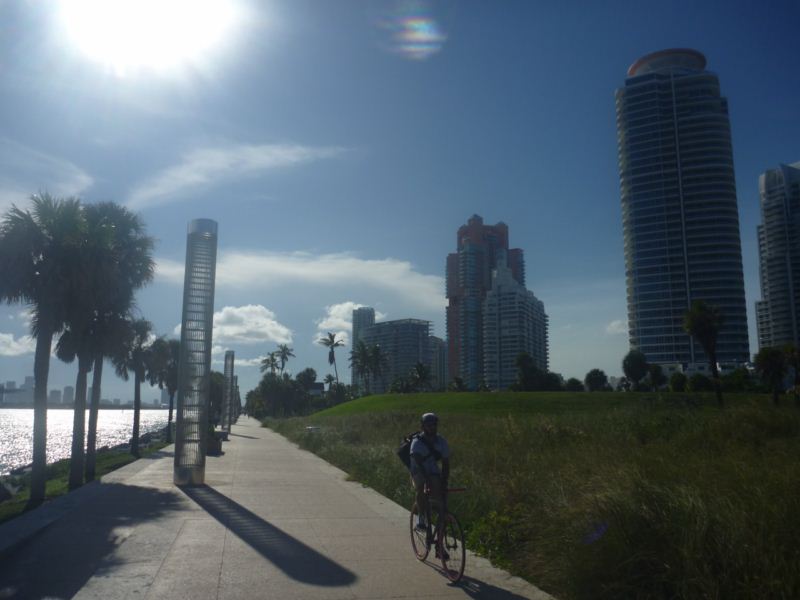 the beachside walk