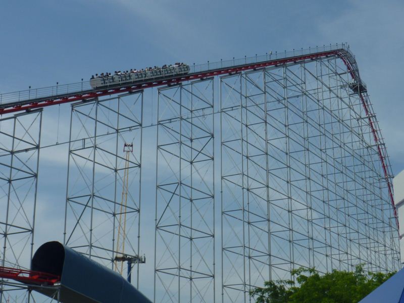 The ride's first hill climb