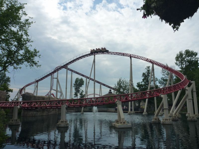 One of the park's favourite coaster