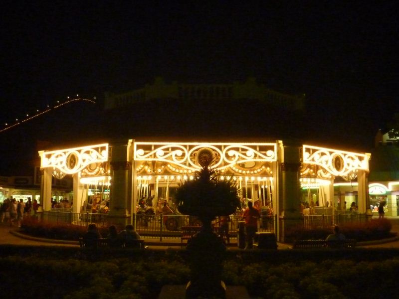 Midway Carousel, the park's oldest ride (1912)