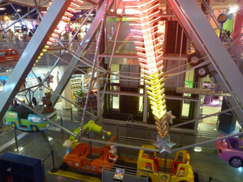 An indoor ferris wheel!