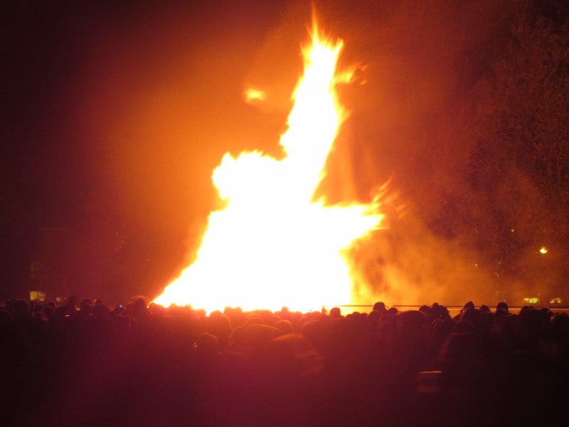 Guy Fawkes bonfire