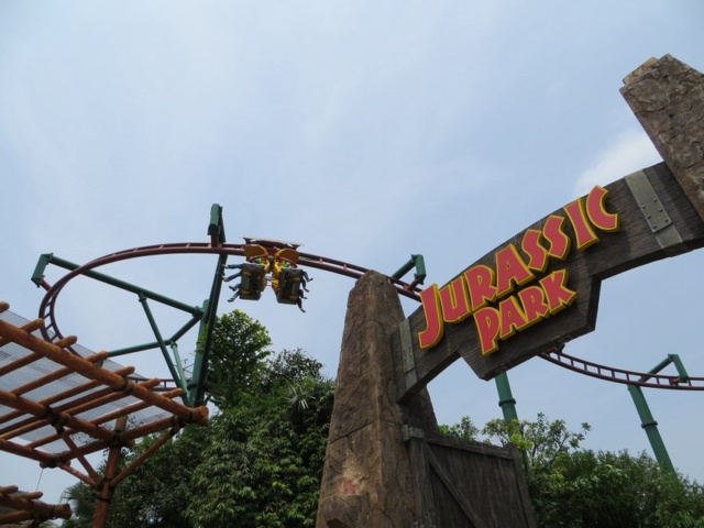 The dino section of the park