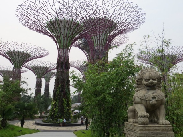 Home to the garden skywalk