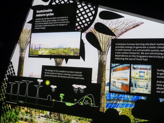 various animated displays on the garden workings