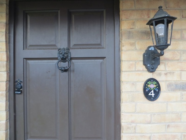 the front door