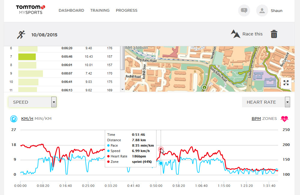 tomtom multisport cardio screen 07