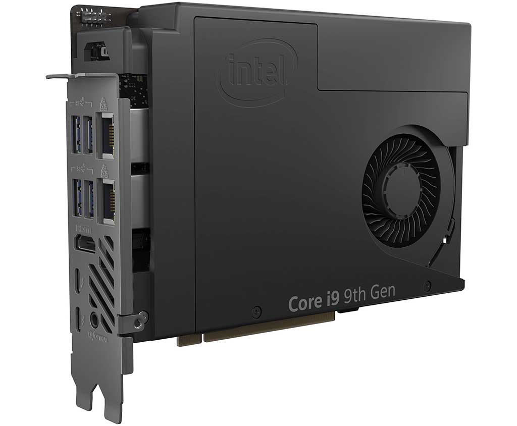 The compute element NUC ranges from i5 to Xeon CPU offerings