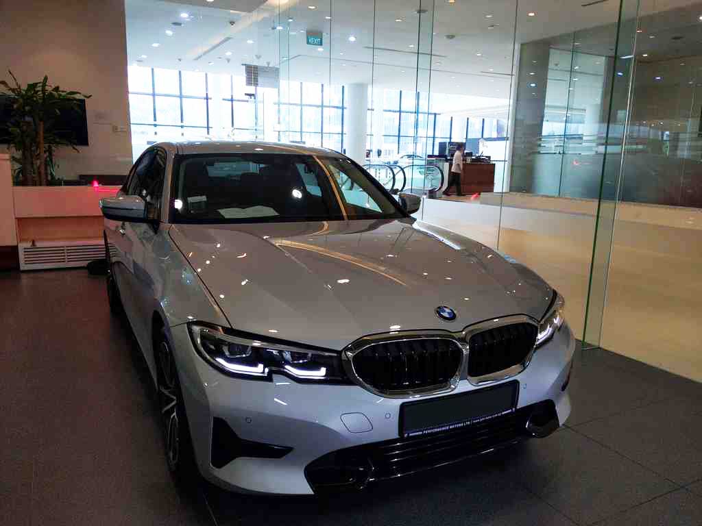 BMW Performance Motors Limited showroom reception room where new owners receive their BMWs