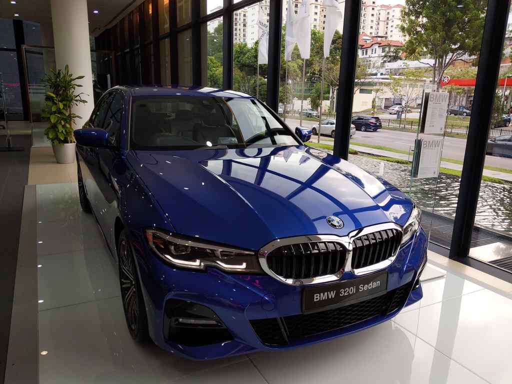 The 3 series, BMW most sellable model at the showroom ground floor