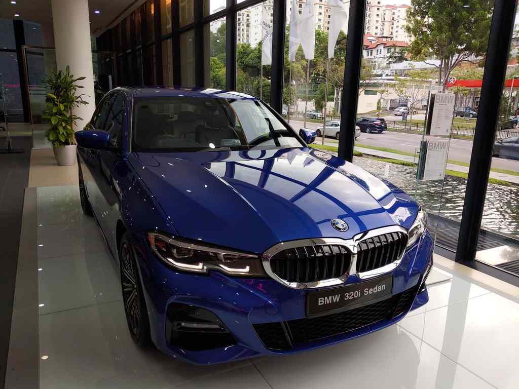 The 3 series, BMW most sellable model at the showroom ground floor