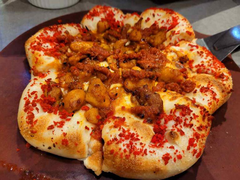 Pizza hut prosperity blossom meal bubble tea mala pizzas